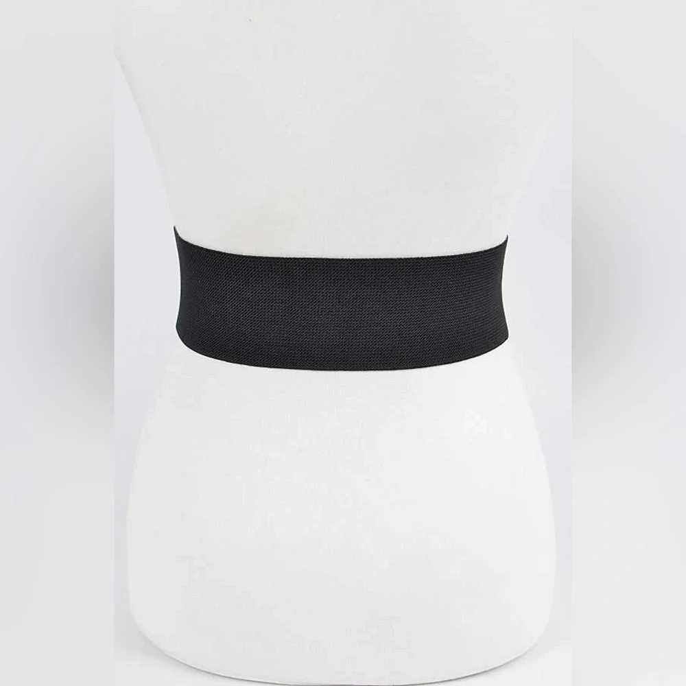 Vegan Leather Triple Buckle Corset Statement Belt